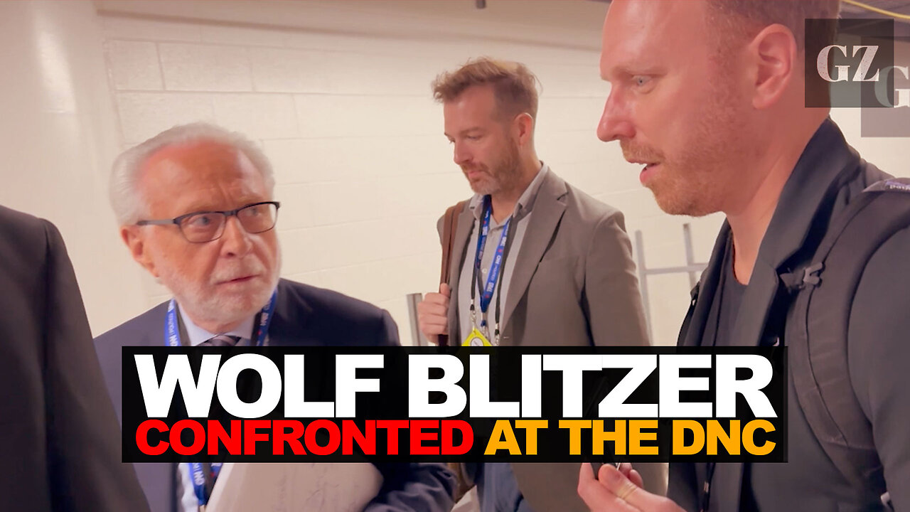 Wolf Blitzer Confronted At The Dnc