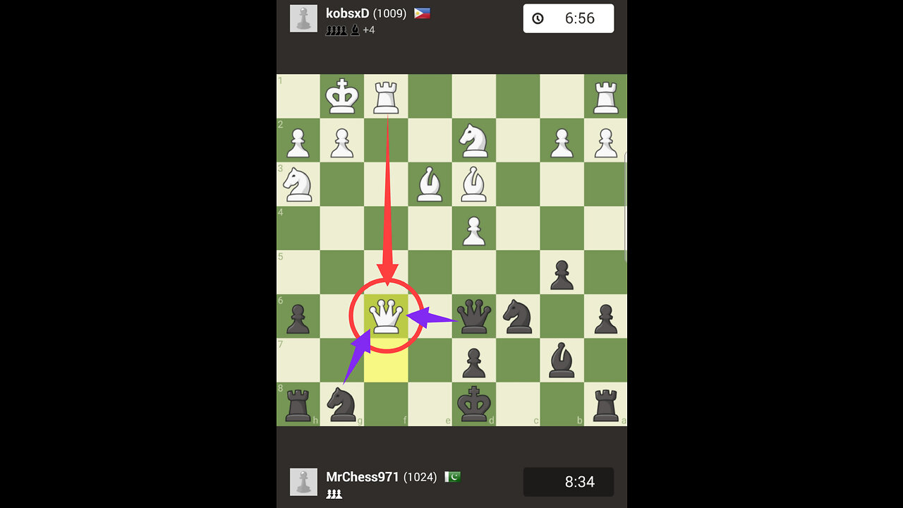 big mistake from opponent. #chess.