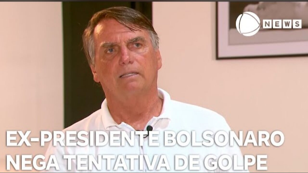 Ex-presidente Jair Bolsonaro fala sobre operação da PF e nega tentativa de golpe