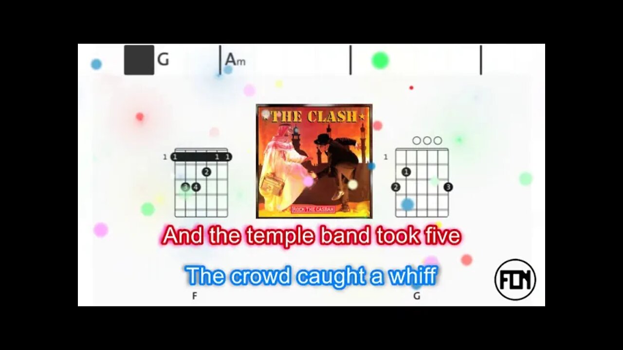 The Clah - Rock the casbah - (Chords & Lyrics like a Karaoke)