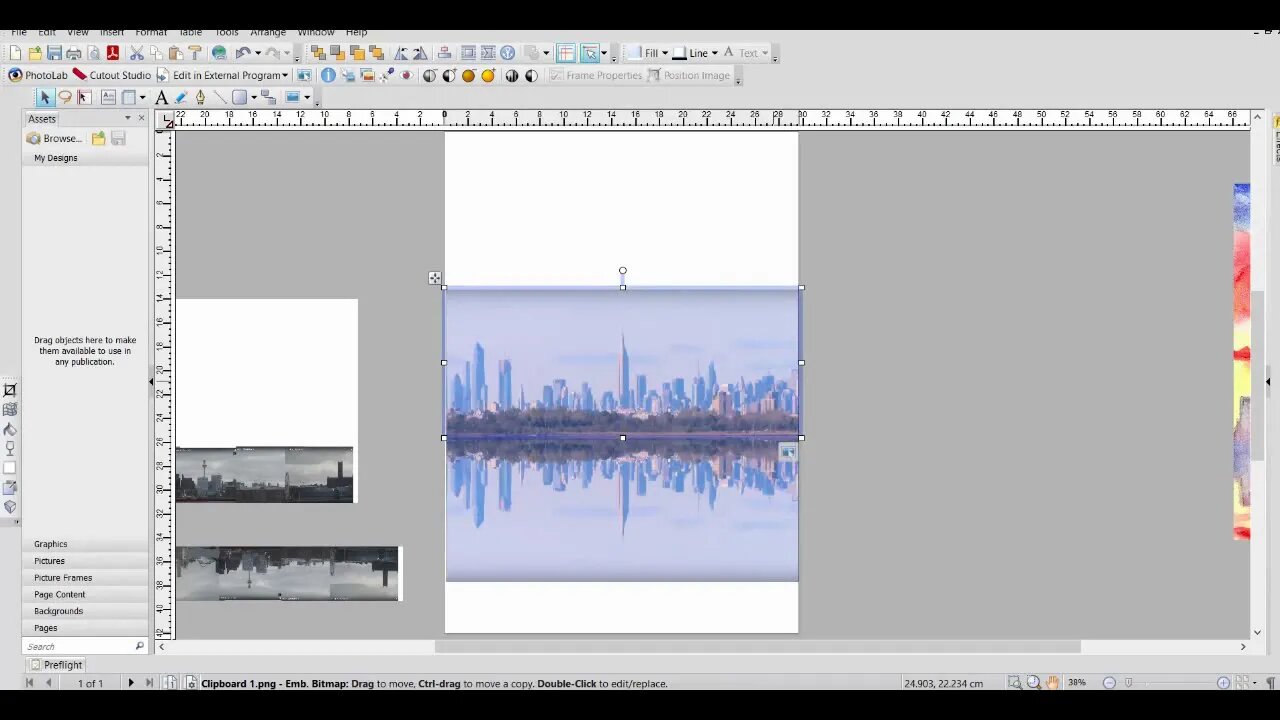 Udemy watercolor course,NYC skyline, part 1 how get your reference pic..