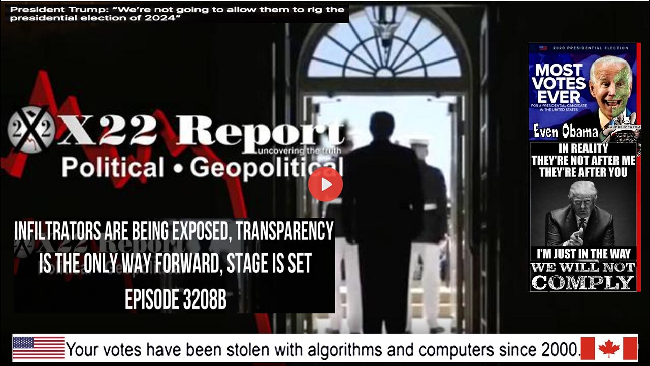 Ep 3208b - Infiltrators Are Being Exposed, Transparency Is The Only Way Forward, Stage Is Set