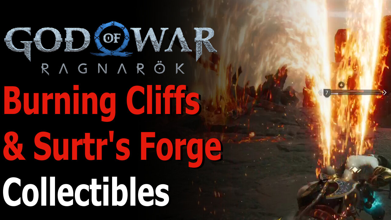 God of War Ragnarok - Burning Cliffs Collectibles - Surtr's Forge Collectibles