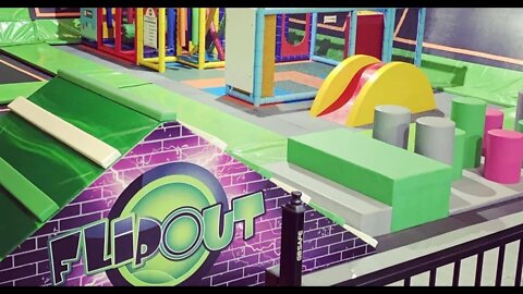 Flip Out an Indoor Playground Trampoline Games