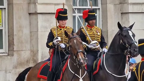 horses chang over one won't keep stills HD #horseguardsparade