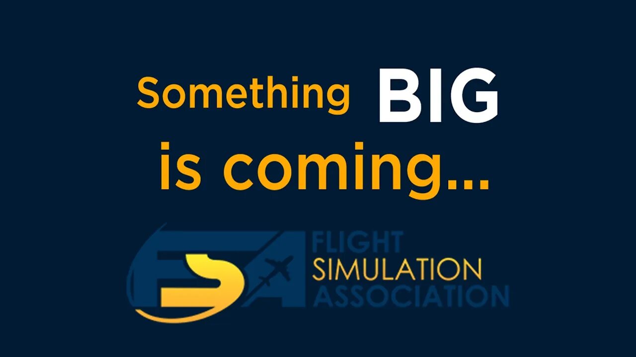Novo Simulador de Voo? - Something BIG is Coming!