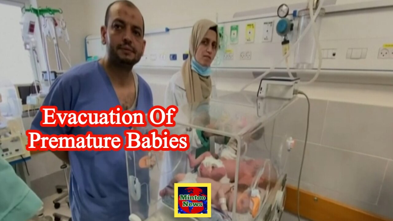 Premature babies evacuated from Gaza's al-Shifa hospital