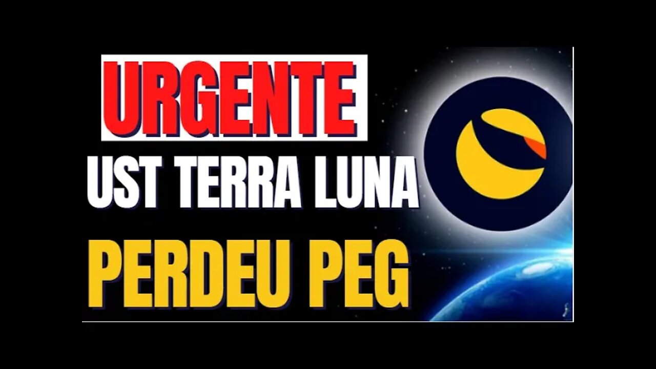 TERRA LUNA PERDEU PEG E TOKEN PODE IR A ZERO