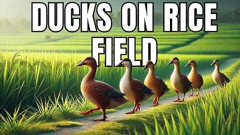 Raising Millions of Ducks on Rice Fields: A Sustainable Farming Guide