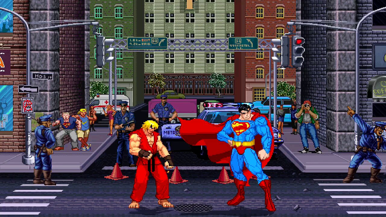 SuperMan VS Fire Ken