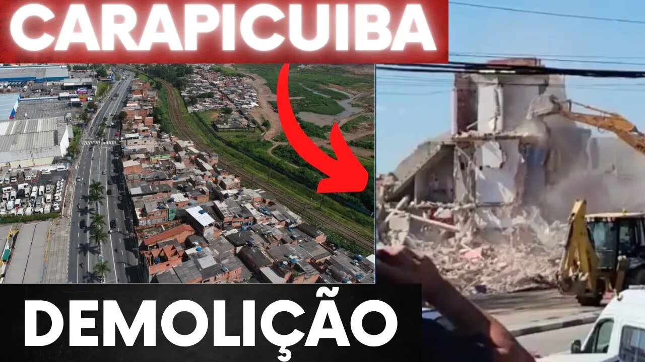 CARAPICUÍBA REINTEGRAÇÃO DE POSSE | DEMOLIÇÃO DAS CASAS