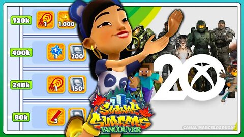 Subway Surfers Vancouver 2021 | 20 Anos de Xbox | Recorde com Amy Panda