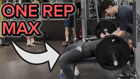 I Tested My One Rep Bench Max