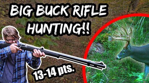 Hunting a HUGE 13-14 Point Buck!! | Late Season Rifle Hunting!!