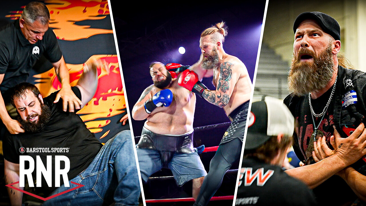 400 lb Repair Man and 6'9" Wrestler Bring Violence From Weigh Ins To The Ring