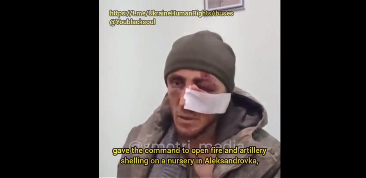 Captured Militant of the Armed Forces of Ukraine - Ordered To Open Fire on Kindergarten With Civilians.