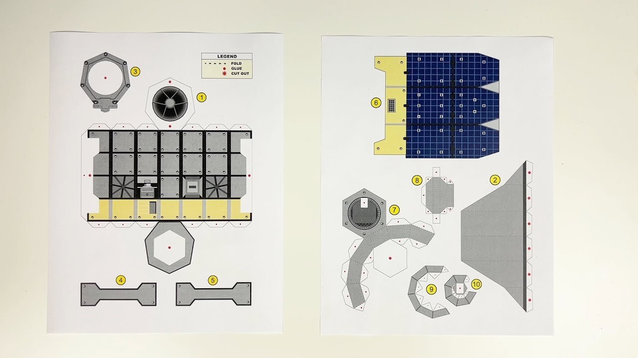 Roman Paper Model Assembly