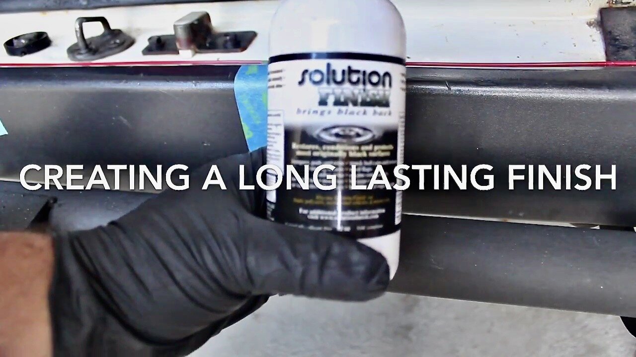 How To Restore Car Bumper & Plastics (Solution Finish)