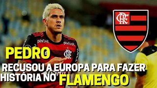 ATACANTE PEDRO RECUSOU A EUROPA PARA FAZER HISTÓRIA NO FLAMENGO É TRETA!!!