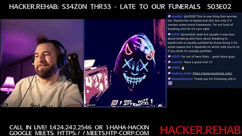 HACKER.REHAB: S34Z0N THR33 - LATE TO OUR FUNERALS [S03E02]