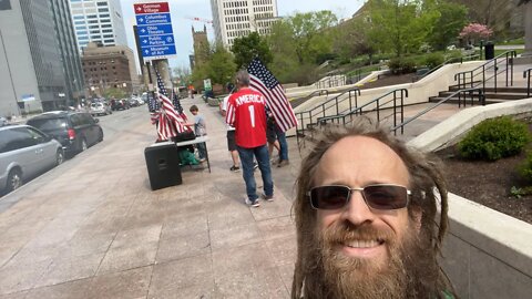 Ohio State Capital Protest for Freedom