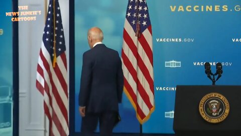 Biden walks away. Reporter: "Do you know how many Americans are left in Afghanistan?"