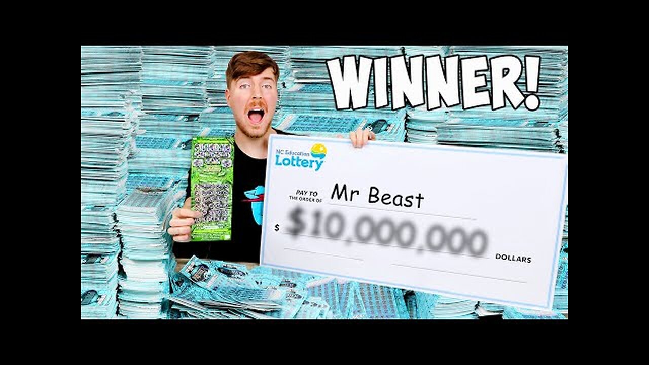 I Spent $1,000,000 On Lottery Tickets and WON