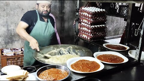 Mughlai Butter with Egg- Huge Butter अंडा मोघलाई Making | Ramadan Street Food India | Dil_seart