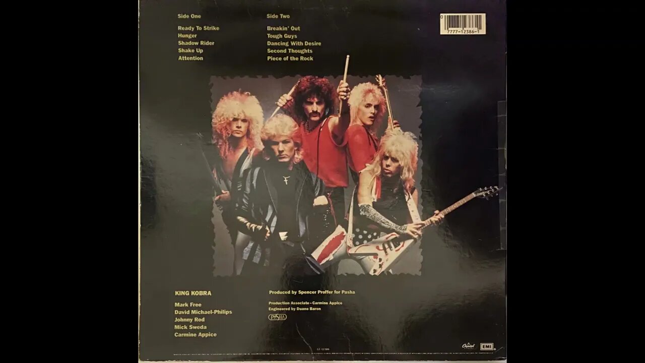 King Kobra - Ready to Strike Full Album Vinyl Rip (1985)