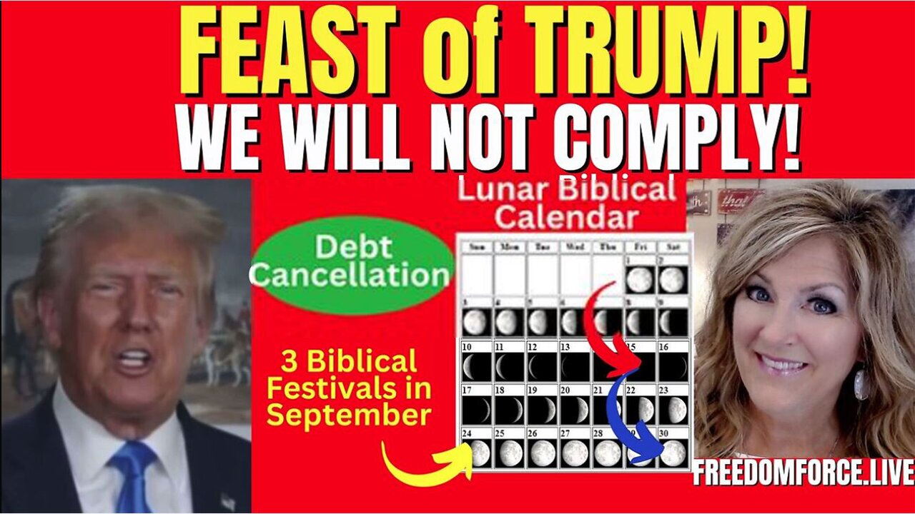 President Trump: We Will Not Comply, September Feast Of Trump