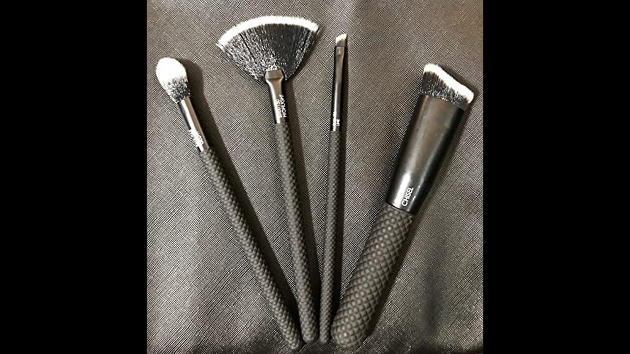 MODA Pro Full Face 25PC Makeup Brush Set with Travel Pouch