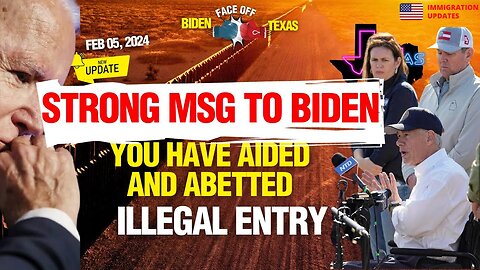 JUST NOW: GOV. ABBOTT STRONG MSG TO BIDEN FROM TEXAS BORDER | 14 STATES UNITY, BIDEN ON TEXAS 2024