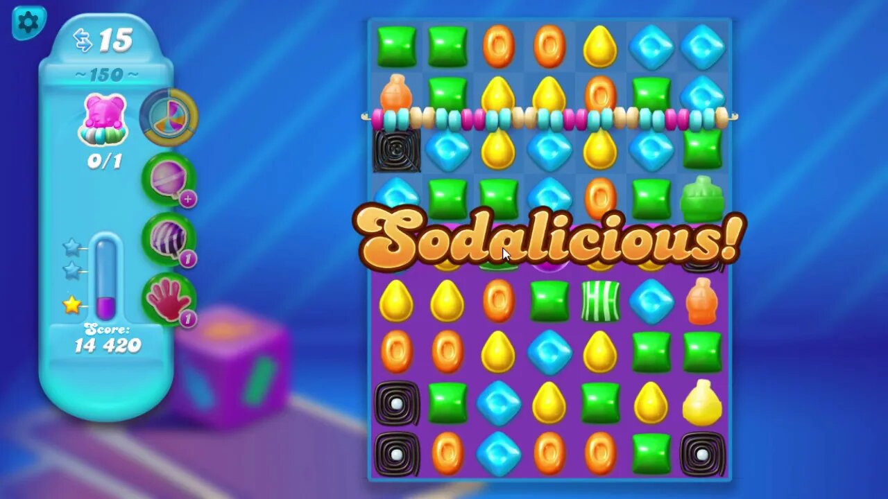 Candy Crush Soda Saga Level 150