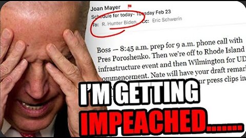 Theres no more hiding Joe... Youre officially GETTING IMPEACHED.