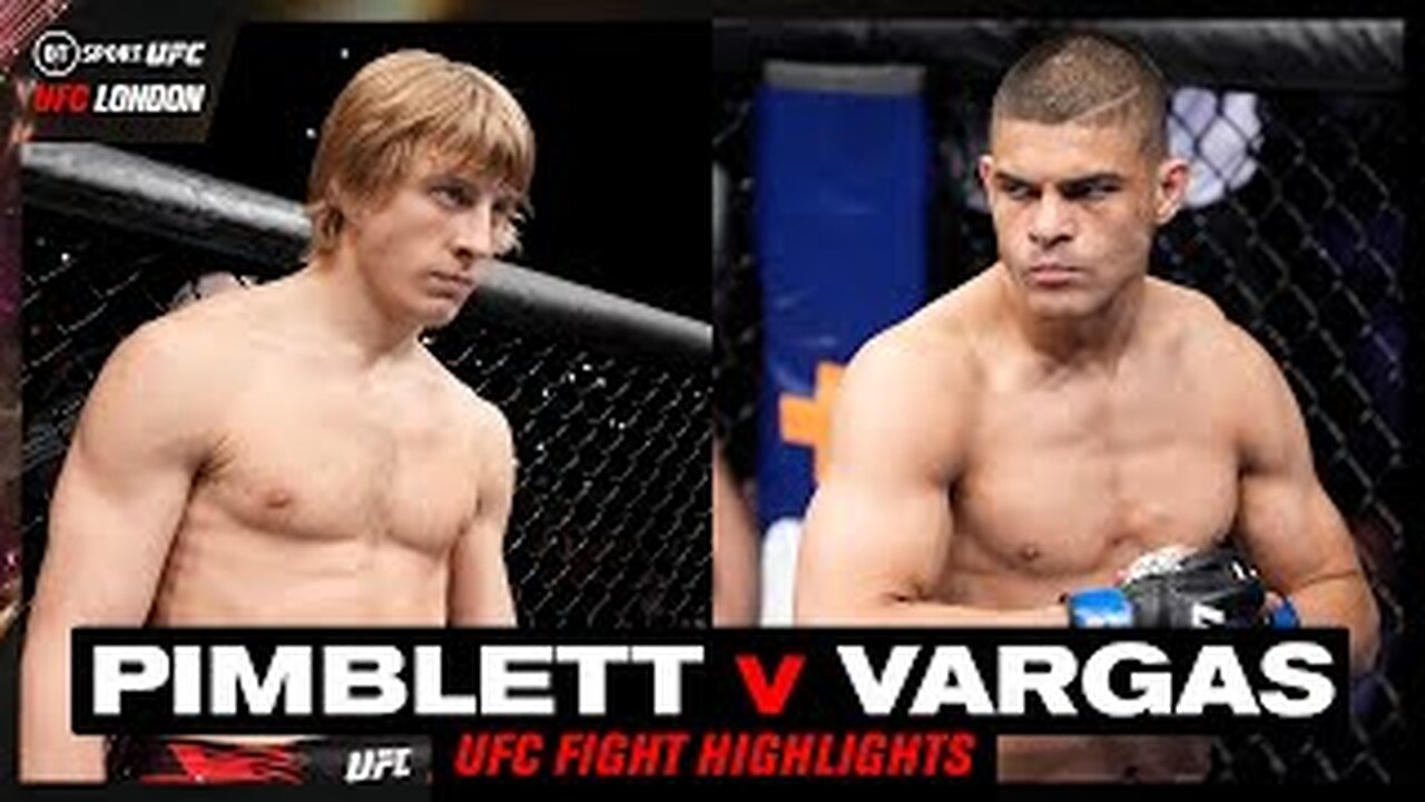 Paddy Pimblett vs Kazula Vargas || UFC Full Fight
