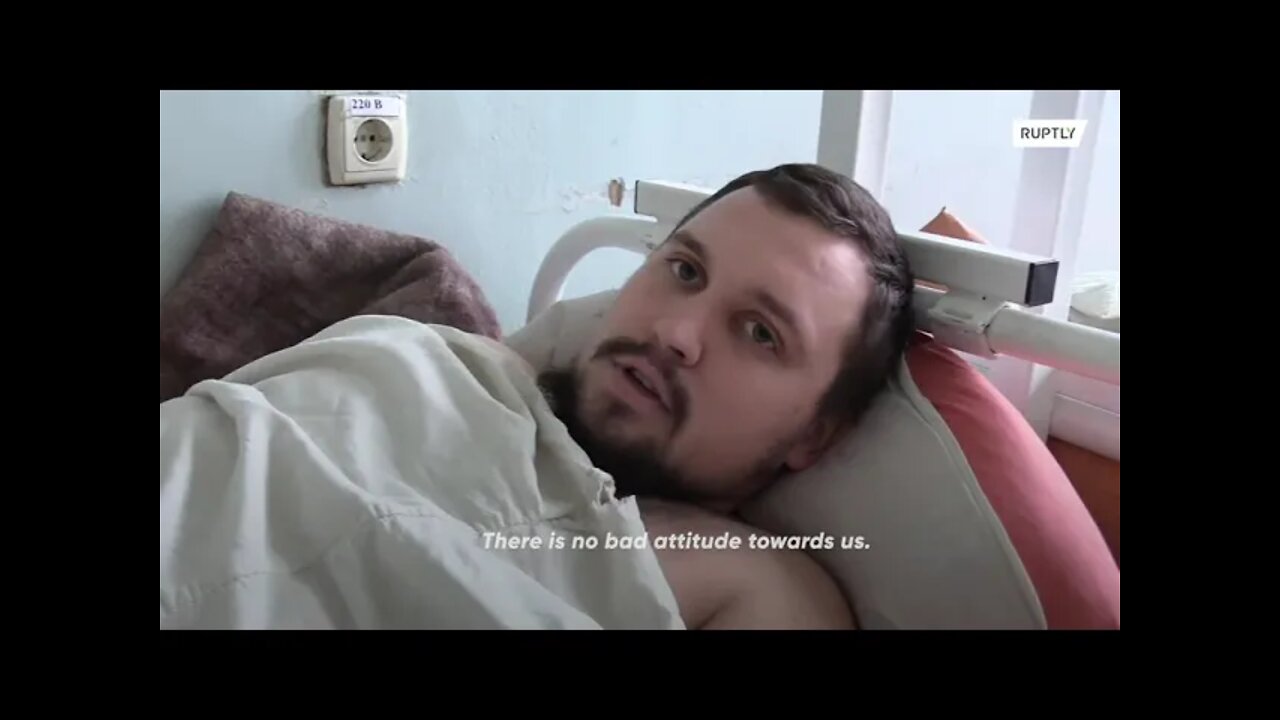 Injured Ukrainian soldiers treated in hospital in Donetsk