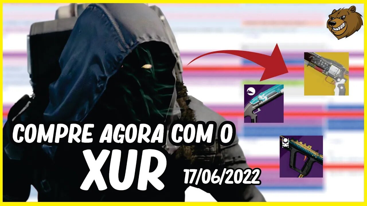 DESTINY 2 │ONDE ESTA O XUR ? O CARA DE MINHOCA 17/06/2022