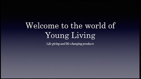 Welcome to Young Living