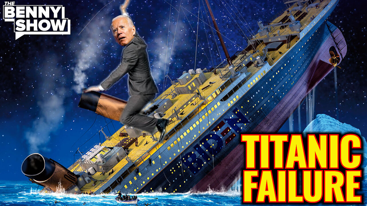 Corp Media Tanks Biden Like the Titanic - President Brandon Tanks Economy AGAIN with SAD Jobs Report