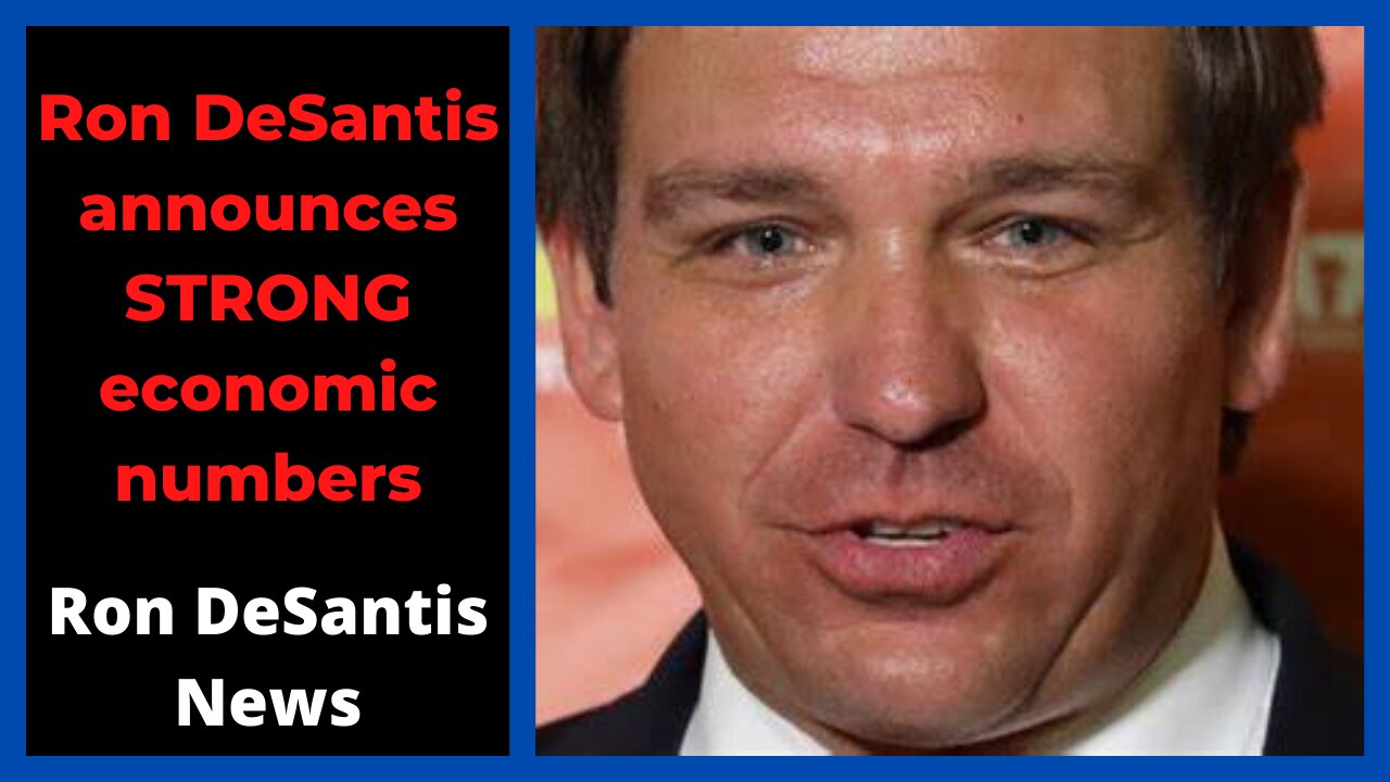 Ron DeSantis announces STRONG economic numbers | Trump | Bongino | Bannon | Biden | Tate