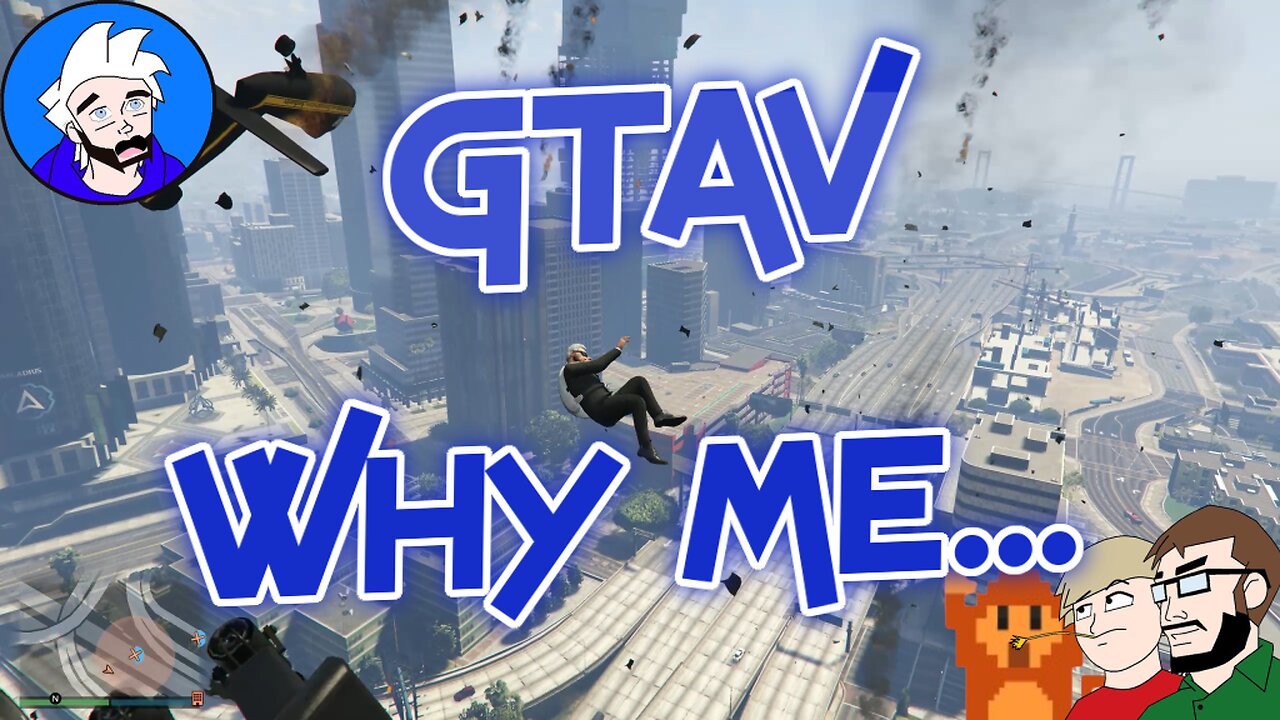 Grand Theft Auto V | GenuineGME is Mad! | Hilarious Glitch | More Parachute Troubles...