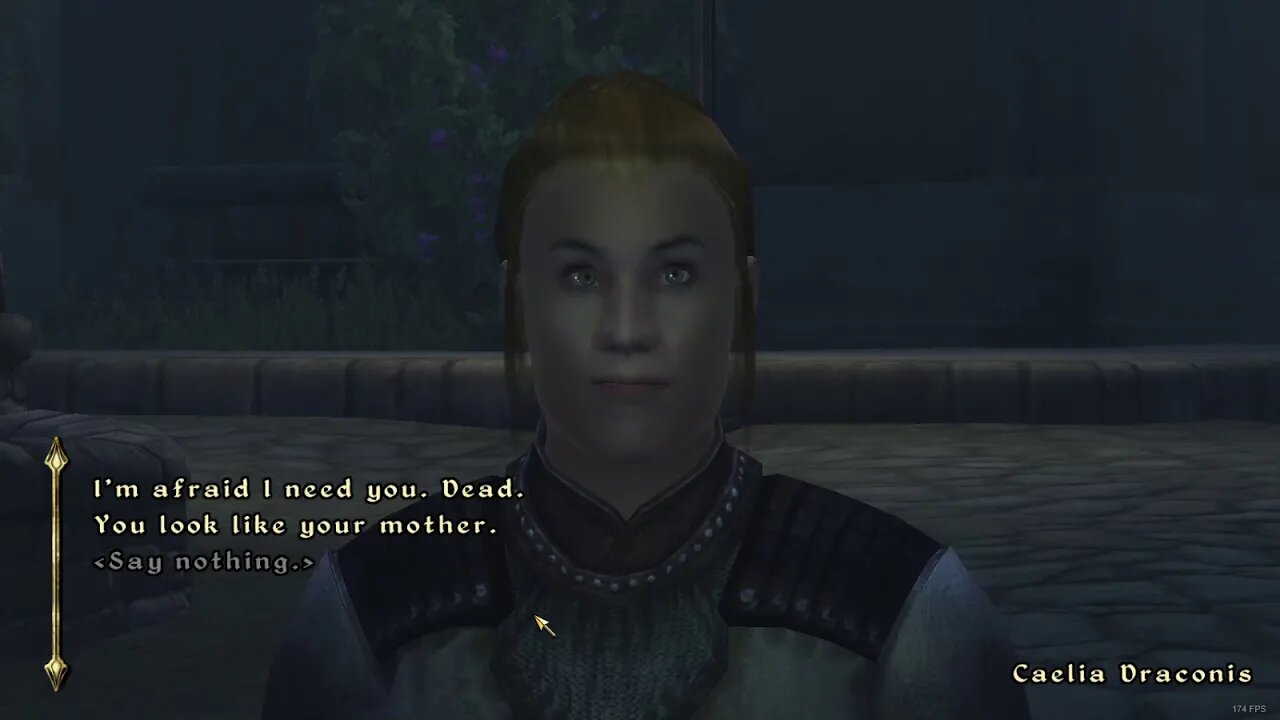 You look like your mother