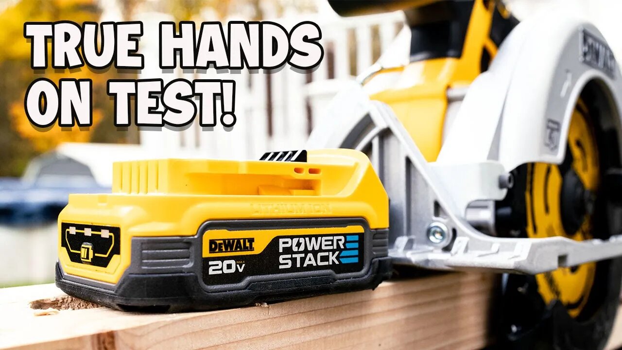 New DEWALT PowerStack Battery Hands On Test WILL SHOCK YOU! Dewalt (Powerstack vs Dewalt 20v)