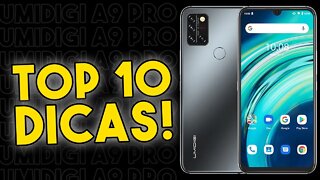 TOP 10 DICAS E TRUQUES para o Umidigi A9 PRO que você PRECISA SABER!