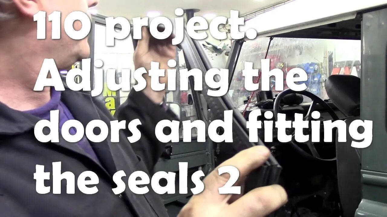 110 project tweaking up the doors Part 2 Drivers Door