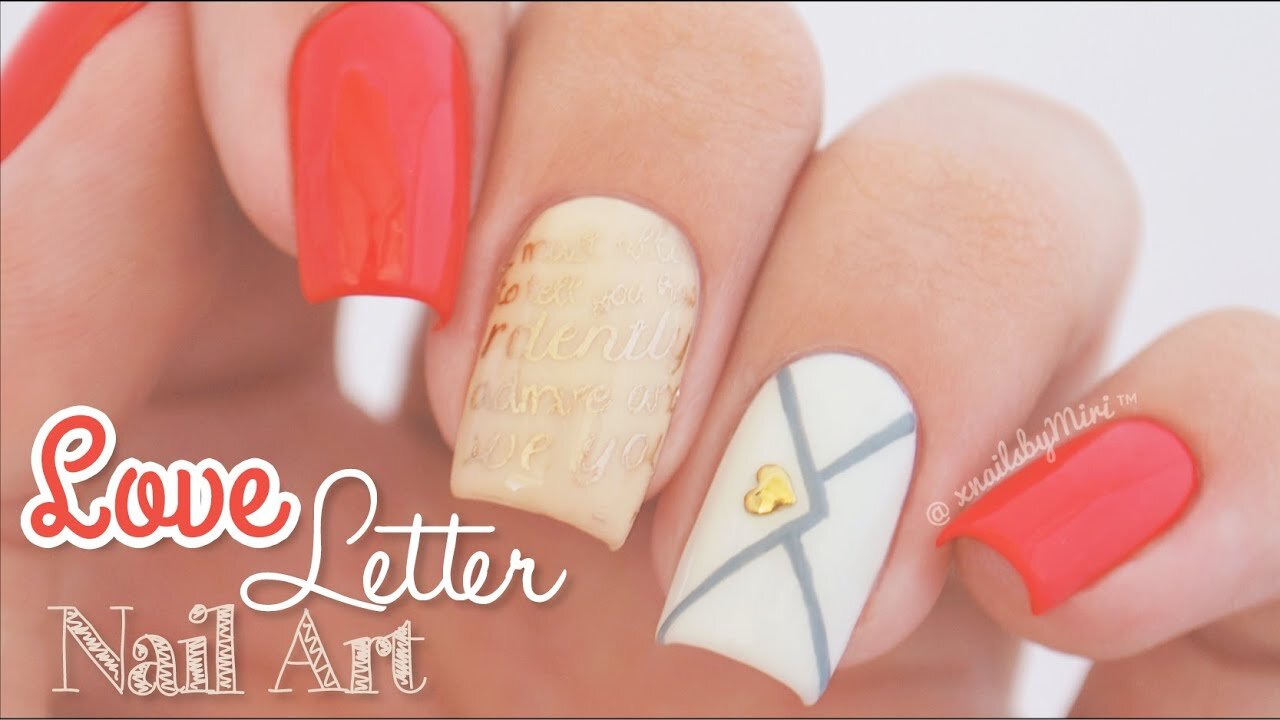 Love Letter Nail Art _ MoYou London _ Literature Collection 01_ stamping plate