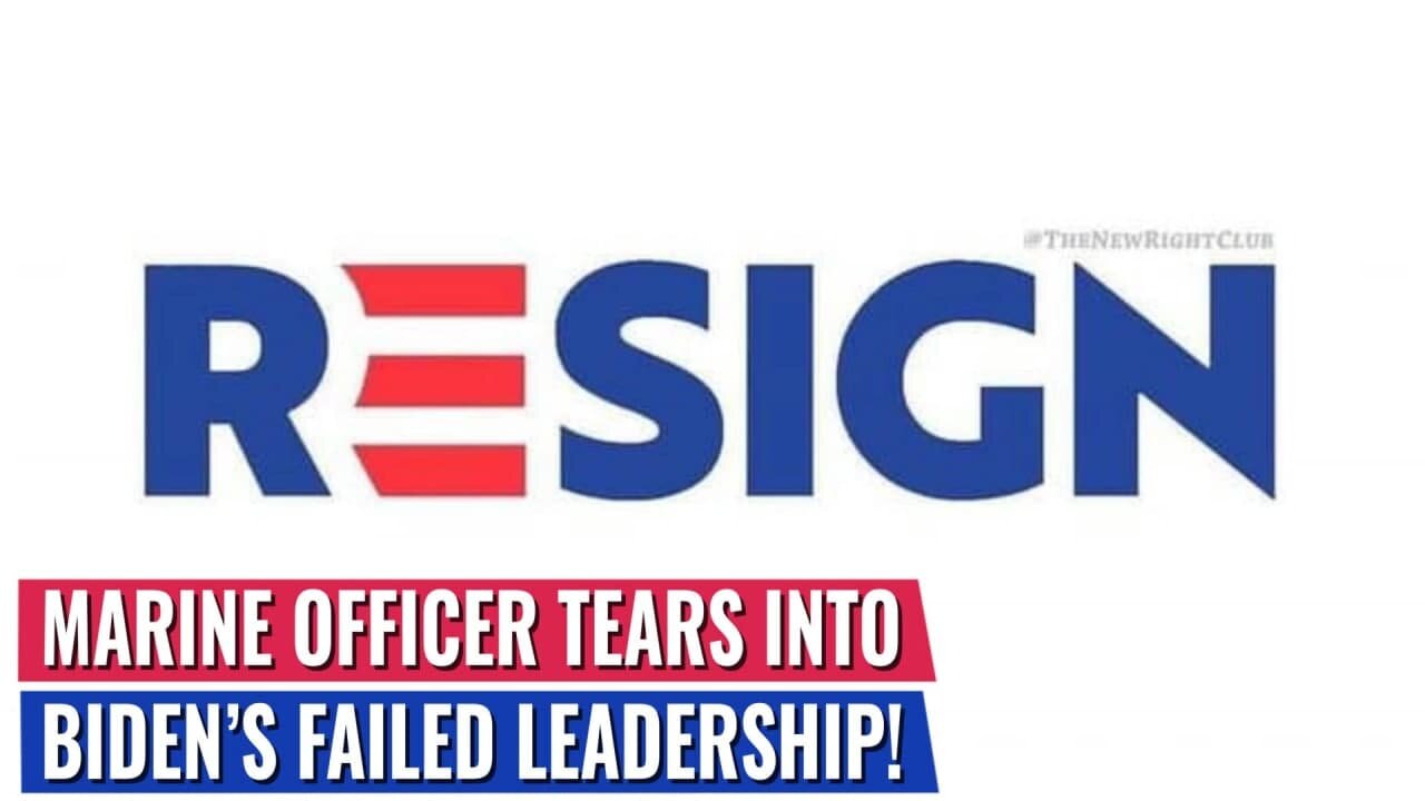 WOW-COMMISSIONED MARINE OFFICER BREAKS RANKS AND TEARS INTO BIDEN’S WOKE FAILED MILITARY LEADERSHIP