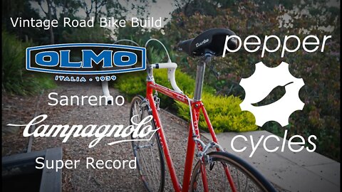 Olmo Sanremo x Campagnolo Super Record - Vintage Italian Road Bike Build