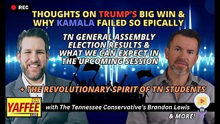 Thoughts on Trump’s Big Win & Why Kamala Epically Failed + The Revolutionary Spirit of TN Students