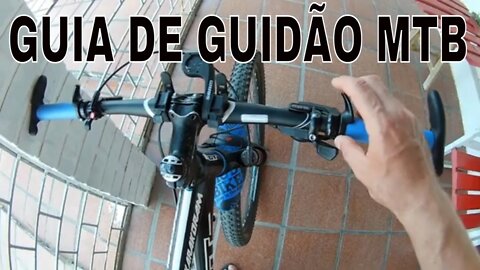 Guia de mão para guidão MTB